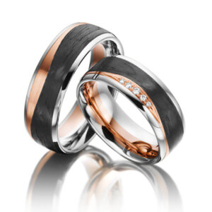 Ringe mit Carboneinzug Ringe mit Carboneinzug